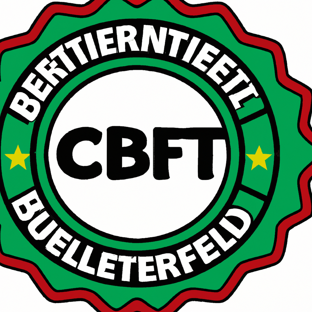 Gecertificeerde Belgische groene service badge